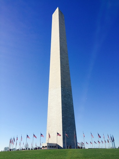 Washington Monument - much taller than anticipated!
